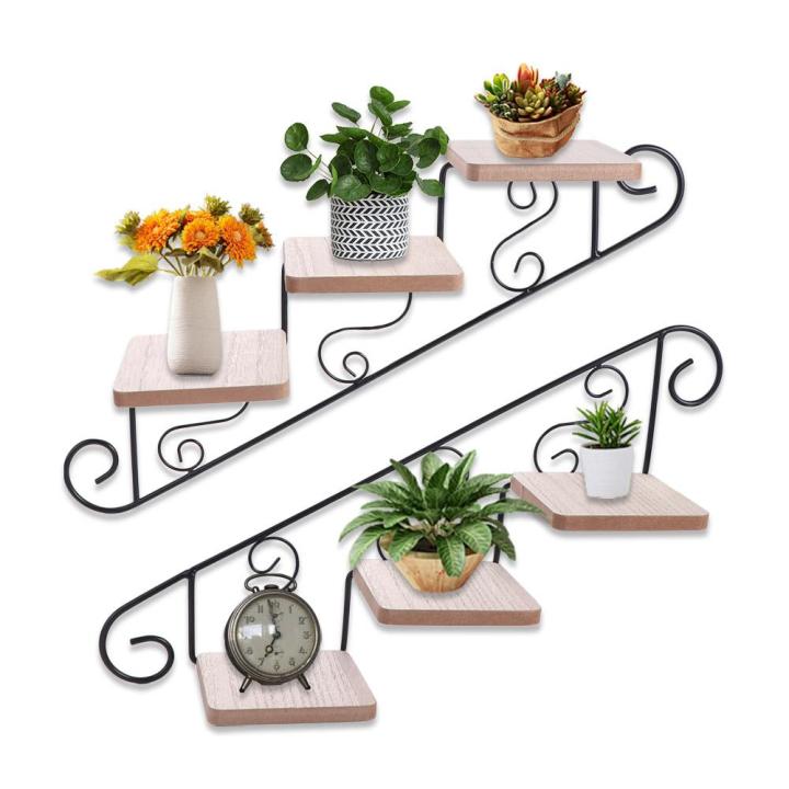 Creative%20American%20Style%20Wall-mounted%20Flower%20Stand%20Art%20Staircase%20Shape%20Wall%20Display%20Shelf%20Simple%20Wall%20Hanging%20Flower%20Pot%20Living%20Room%20-%20Image%205