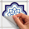 Artsy Home Wall Stickers Premium Cement Tiles Azulejos Eusebio 48pcs - 10cm x 10cm. 