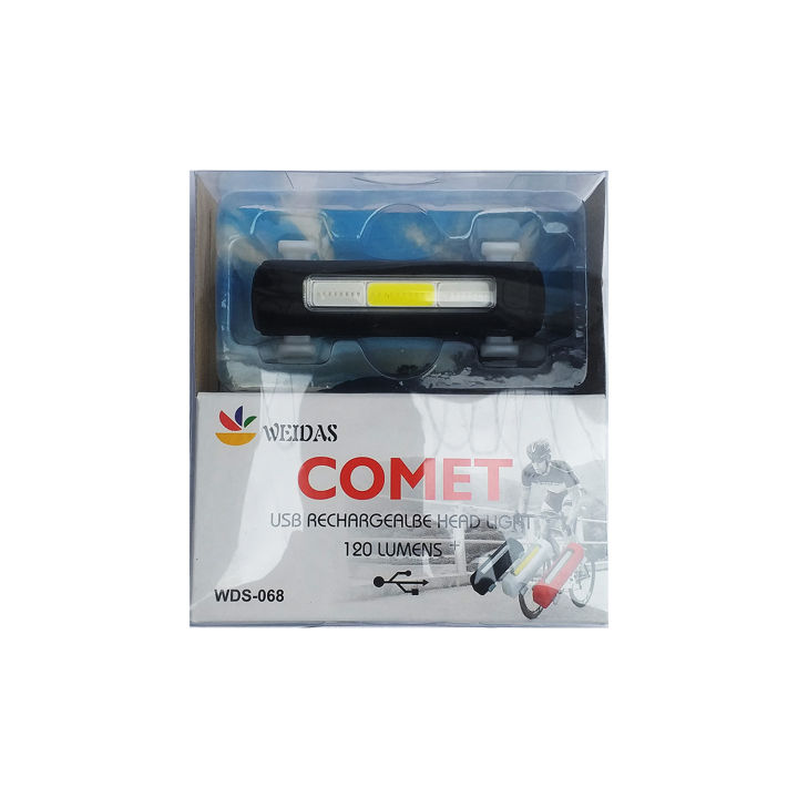 Comet orders usb rechargeable headlight