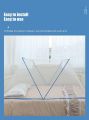 Portable Folding Mosquito Net Bed Canopy Camping Portable Travel Home Anti Mosquito Tent Children Adult Folding Mosquito Net Outdoor Bottomless Sleeping Bug Net. 