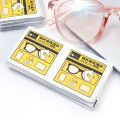 10Pcs Cleaning Cloth High Quality Glasses Cleaner Eyewear Cloth Individual Packing Len Phone Screen Cleaning Wipes. 
