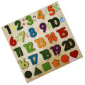 Wooden Puzzle Numerical Number 1-20 Blocks Letter Board with Picture – Montessori Educational Toy for Kids, Letter Recognition & Creative Learning. 