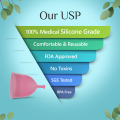 Floren Menstrual Cup - Large Size. 