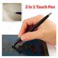 Stylus Screen Touch Pen 2 In 1 Ballpoint Pen  Tablet. 