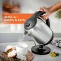 Electric Kettle Hot Water Kettle, 2.0L Stainless Steel Electric Tea Kettle & Coffee Kettle, Water Warmer with Fast Boil, Auto Shut-Off & Boil Dry Protection. 