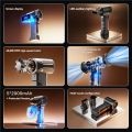Powerful Turbo Fan Handheld Blower 1200G Thrust Brushless Duct Fan 320W Violent Car Air Blower. 