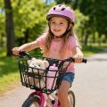 High Quality Easy To Install Bicycle Rear Basket Metal Fixed Durable Bike Rear Basket Adjustable Black Backpack Storage Children's Folding Bike Accessories. 