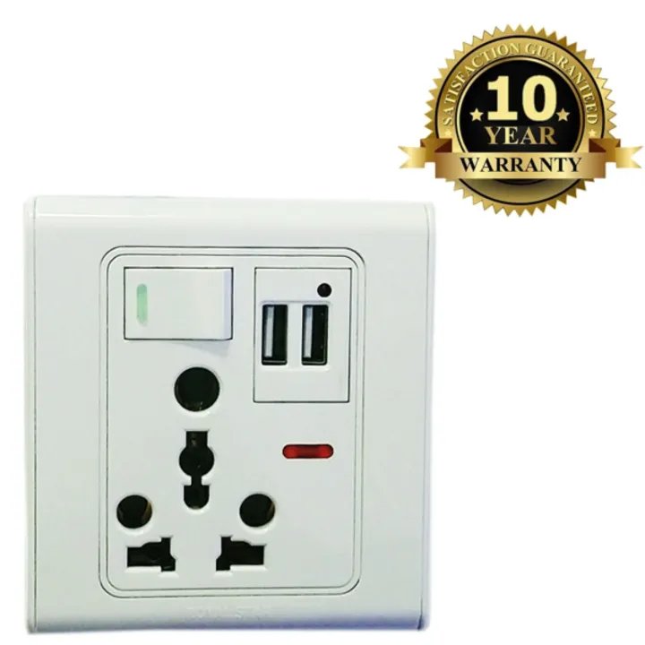 USB%20Power%20Wall%20Socket%20Power%20Panel%20Receptacle%2010A%20-%20White%20-%20Image%203