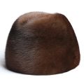 Russian Motorcycle Black Men's Aviator Mink True Thickened Winter Cap/Brown Label Senior Ears Warm Hat Style Mink Hat. 