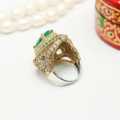 Sterling Silver Ring With Stone For Women 12.290Gm. 
