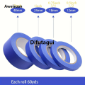 Difutagui Blue Painters Tape, 1/2 inch,3/4 inch,1 inch,2 inch, 60yds, Multi Size Painting Masking Tape, Clean Release Paper Tape for Home. 