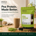 OSOAA Pea Protein Hydrolysate Coffee | 26g Protein, 4.78g BCAA, 4.86g Fiber per Serve | No Chalky Aftertaste, Easy to Digest, No Added Sugar | 1kg (27 Servings). 