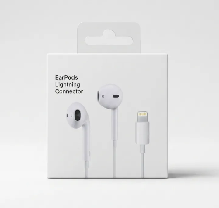 Lighting / type-C Earphones For i-phone With Lighting and type-C Connector
