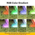 Durable 2/7LED Solar Spotlight Waterproof Adjustable Garden Decor Lamp Anti-freezing Ultra Bright Pathway Lighting Lamp Courtyard Lighting. 