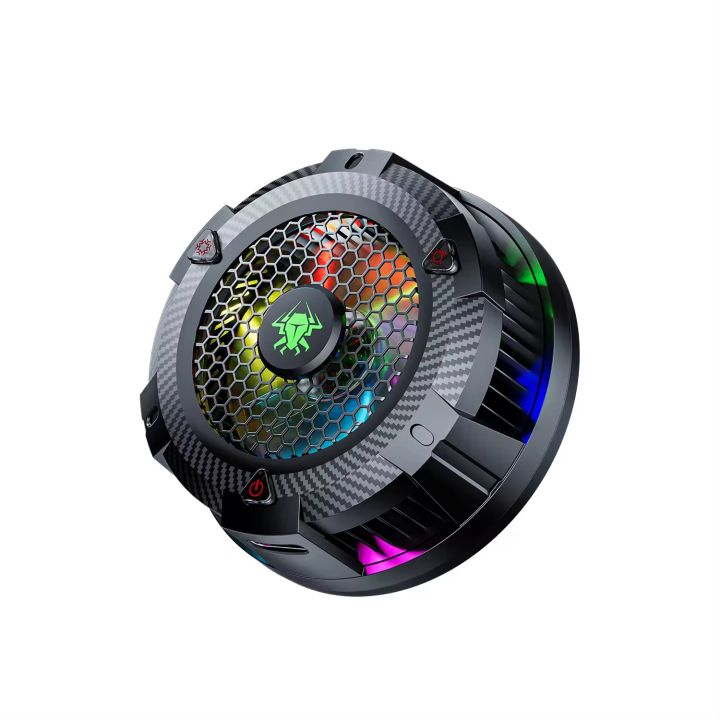 Plextone Mobile Phone Cooler EX1 PRO Radiator Phone Cooling Fan Magnetic Suction RGB Light Mini Fan Semiconductor Refrigeration For Gamer