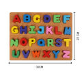 Toys World | Wooden Educational Puzzle Board for Kids – Alphabets, Numbers & Shapes Learning Toy (30x23cm) Big Size. 