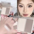 MYHO two-color comprehensive palette contouring natural and versatile three-dimensional matte blush, body color, girly young girl makeup blush. 