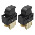 NAMUNY 2X New Power Window Single Switch Window Lifter Switch Fit for G20 QX4 1996-2002 25411-0M010. 