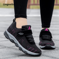 Linguolin 22022 Sneaker Women Fashion Flat Platform Shoes Woman Breathable Mesh Tenis Casual Men Sneakers Zapatos Mujer Ladies Boat Shoes. 