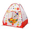 Children's Portable Play Tents Indoor Outdoor Play Tents For Kids White Red. 