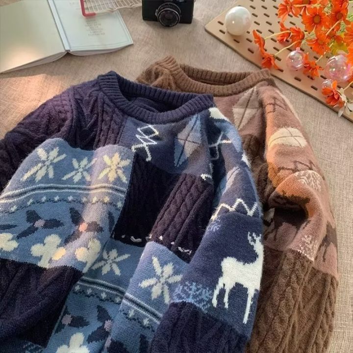 Inner%20sweater%20men's%20winter%20fashion%20brand%20thickened%20lazy%20bottoming%20sweater%20retro%20stitching%20warm%20loose%20sweater%20coat%20-%20Image%203