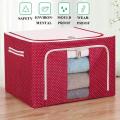 Storage Box Foldable Large Capacity Oxford Cloth Clothes Sundries Organizer Case For Household. 