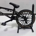 Birthday Gift Parking Rack Bicycle Model Toy Stunt Bike Diecast Finger Mini Bike Alloy Metal :8 Scale Simulation Bike Home Decor. 