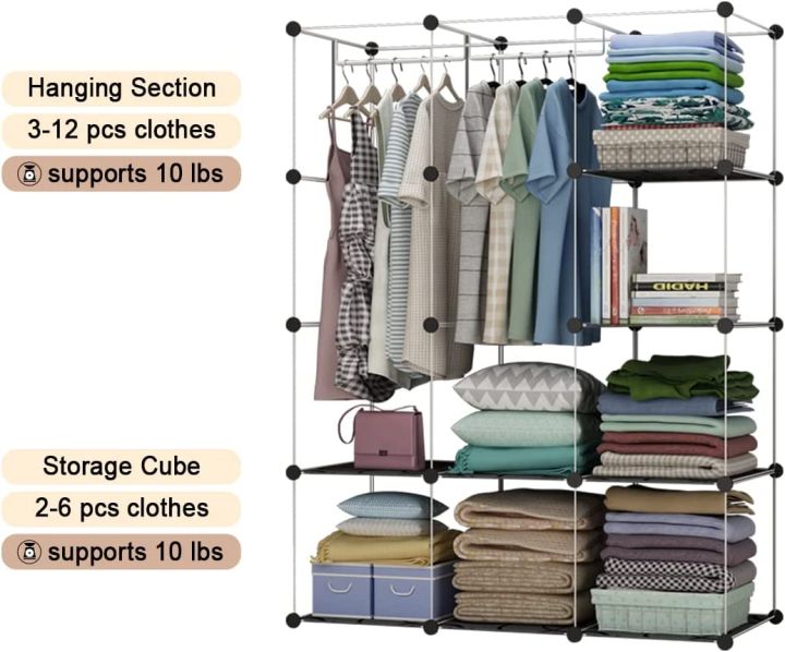 12%20Cube%20Storage%20Organizer%20With%20Shoe%20Rack%20Closet%20Portable%20Wardrobe%20Combination,%20Modular%20Cabinet%20For%20Space%20Saving%20-%20Image%205