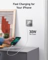 Anker USB C GaN 30W, 511 Charger (Nano 3) with 6ft Bio-Based USB-C to Lightning Cable (MFi Certified), for i Phone 14/14 Pro/14 Pro Max/13/13 Mini/13 Pro/13 Pro Max/i Pad Pro. 