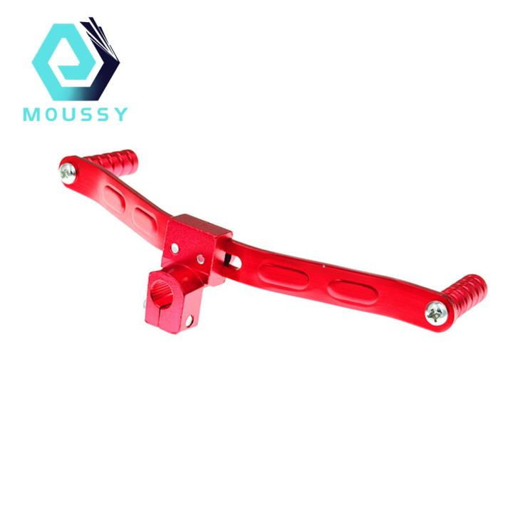 MOUSSY Double Gear Shifter Universal Aluminum Motorcycle Gear Shifter Pedal Dirt Bike Modification Accessories for Riders