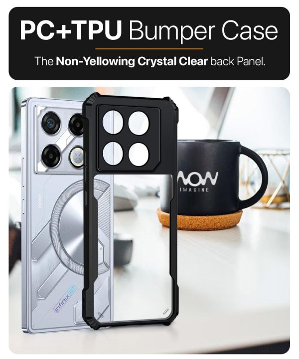 Bumper%20Case%20for%20Infinix%20GT%2020%20Pro,%20360%20Degree%20Shockproof%20Protection,%20Transparent%20Anti-Slip%20Back%20Cover,%20Dual%20Layer%20TPU%20and%20PC%20Design%20-%20Image%203