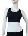 Front Zipper Shock Proof High Impact Fitness Breathable Fixed Cup Sports Bra For Women. 
