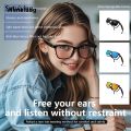 Wenefang Sutuiying Hot GS05 Smart Glasses For Men 2 in 1 UV Protection Portable Polarized Hot Selling Anti-blue light Black Frame White Lenses Music Sunglasses. 