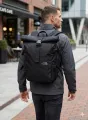 Black Roll Ghost Bagpack for Men and Women (Unisex) With Large Space For Travel/Office Purpose | Spacious and Easy to Carry. 