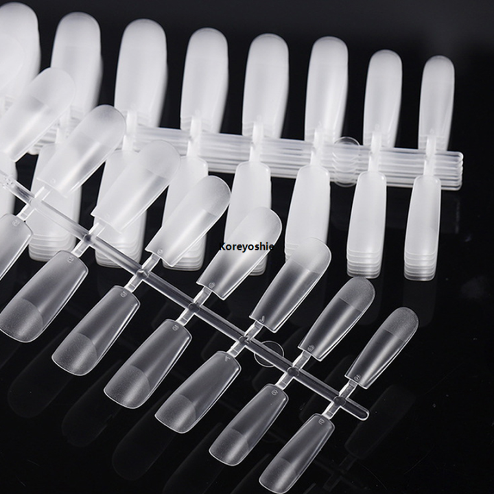 Demoo%20Covering%20Stretch%20Pre-Pointed%20Nail%20X%20Gel%20Piece%20New%20240%20Acrylic%20Full%20Fale%20Nail%20-%20Image%203