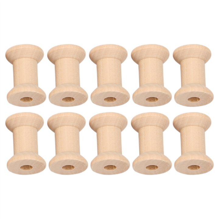 JAERBEE%2030Pcs%20Wooden%20Empty%20Thread%20Spools%20Natural%20Color%2029mm%20X23mm%20-%20Image%205