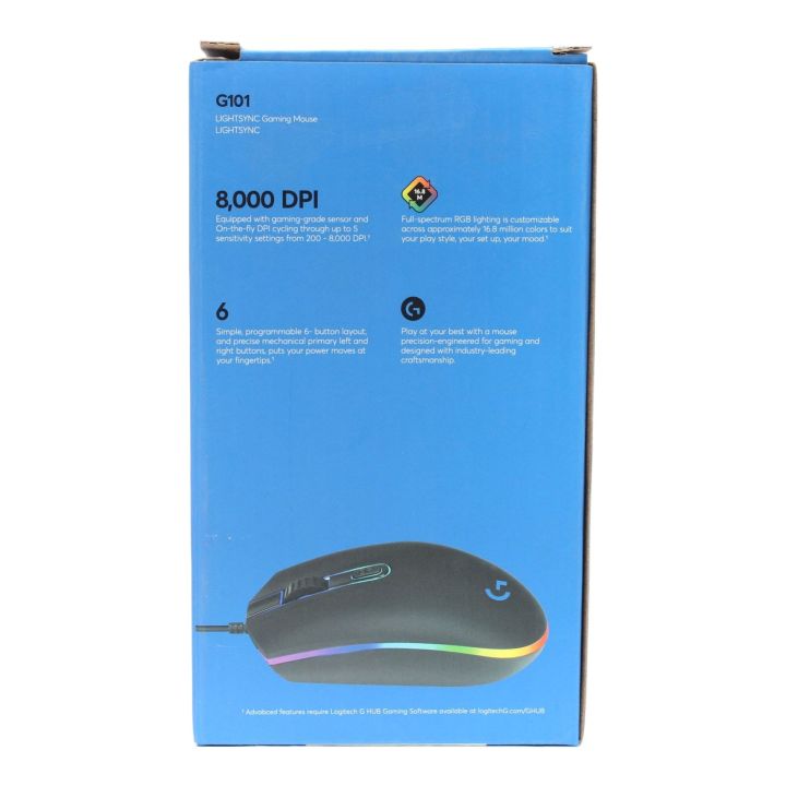 Logiitech%20G101%20Gaming%20Mouse%208000%20DPI%20-%20Image%202