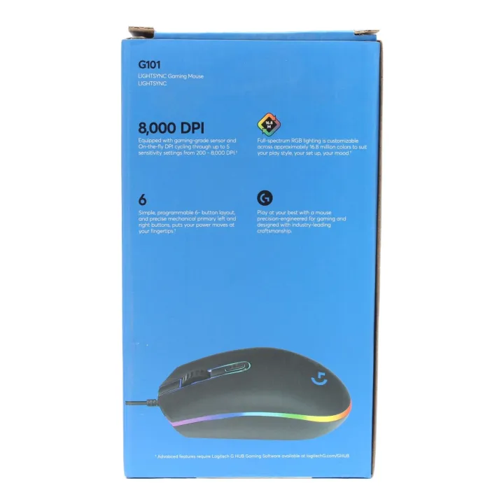Logiitech%20G101%20Gaming%20Mouse%208000%20DPI%20-%20Image%202