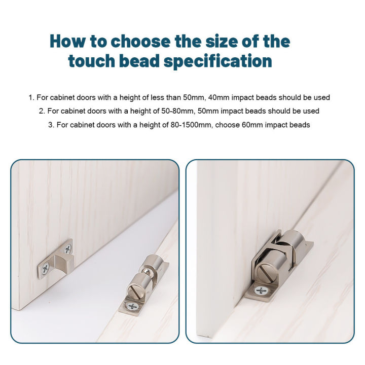 40/50/60mm%20Cabinet%20Copper%20Touch%20Beads%20Lock%20-%20Self-Locking%20Door%20Spring%20Clip%20Latch%20-%20Cupboard%20Closet%20Durable%20Double%20Ball%20Catches%20-%20Home%20Furniture%20Improvement%20-%20Image%208
