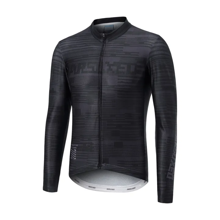 HOT%20ARSUXEO%20Men's%20Cycling%20Jersey%20Long%20Sleeve%20Bicycle%20Slim%20Fit%20MTB%20Cyling%20Shirt%20Mountain%20Bike%20Zipper%20Pocket%20Reflective%20Bicycle%20Shirt%20-%20Image%207