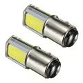 OYPFXMI 4 x 1157 BAY15D COB LED Car Parking Light Brake Light Flashing Tail Light DC 12V White. 