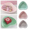 Creative Multicolor Storage Basket Love Heart Plastic Fruit Baskets Photo Props Multi-function Sundries Organizer Crate Home. 