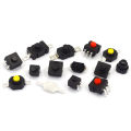 Strong flashlight switch button self-locking patch straight plug small switch accessories power switch micro press type. 