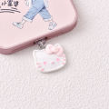 MINISO 3D Resin Hello Kitty Phone Dustproof Plug For iPhone Samsung Xiaomi Huawei Type C Android Charging Port Dustplugs. 