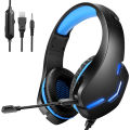 Gaming Headphone - J10 | LED Lights | Noise Cancellation | Surround Sound. 