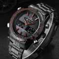 NAVIFORCE  Nf9024M Black/Red Dial Analog Digital Watch For Men. 