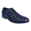 Black Leather Lace Up Oxford  Black Horse Formal Shoes For Men. 