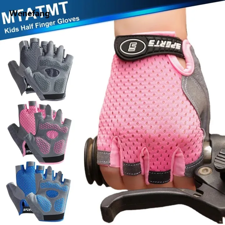 Wenefang%201Pair%20Kids%20Sport%20Gloves,%20Kids%20Half%20Finger%20Gloves,%20Kids%20Boys%20Girls%20Cycling%20Gloves%20for%20Biking%20Camping%20Fishing%20Outdoor%20Sports%20-%20Image%202