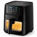 Yasuda 6 Liters Digital Air Fryer with Transparent Display Window YS-AF601. 