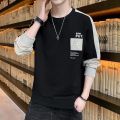 Men's Long Sleeve T-Shirt Trend Loose Trendy Trendy Ins Shirt 2025 New Body-Shirt Spring and Autumn Clothes Sweatshirt. 